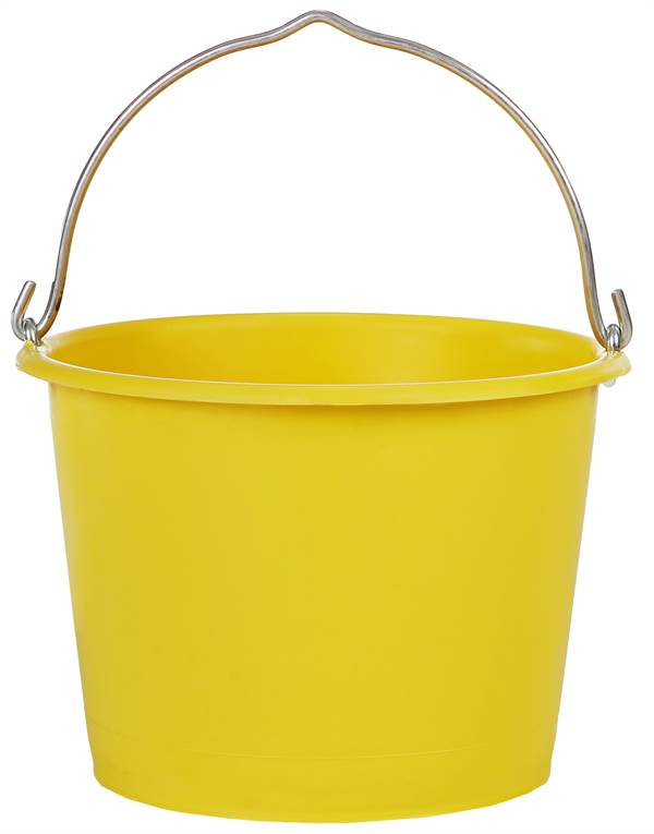 Građevinska kanta žuta 12 litara s ručkom 600kom/pal, Z1101226