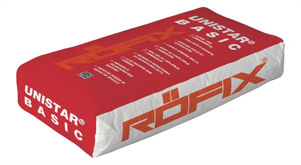 RÖFIX UNISTAR® BASIC mort za lijepljenje i armiranje 25kg/vreća 48vreća/paleta, Z118764