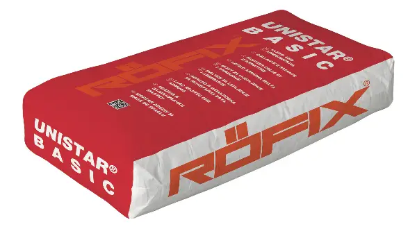 RÖFIX UNISTAR® BASIC mort za lijepljenje i armiranje 25kg/vreća 48vreća/paleta, Z118764