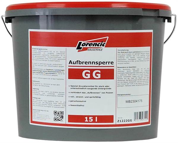 Usporivač sušenja GG bez mirisa 15l/kanta ***Opasnost od smrzavanja***, Z1222GG