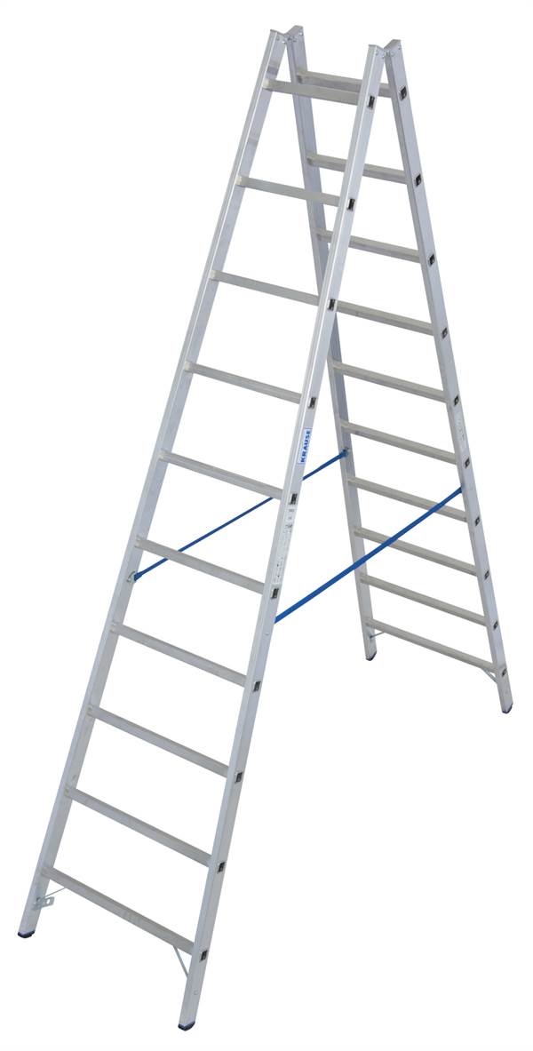 Ljestve dvostruke Alu KRAUSE® STABILO® 2x10 gazišta 2,90m, RV=4,10m, 10,7kg, Z124937