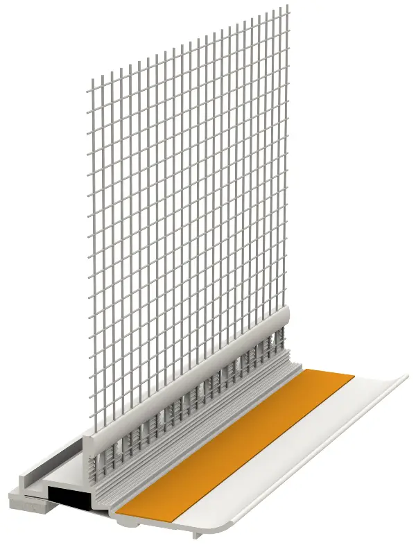 Priključni profil 3D Plus 23mm s mrežicom 2,4m/štg 20štg/kart 40kart/pal, Z1324LO