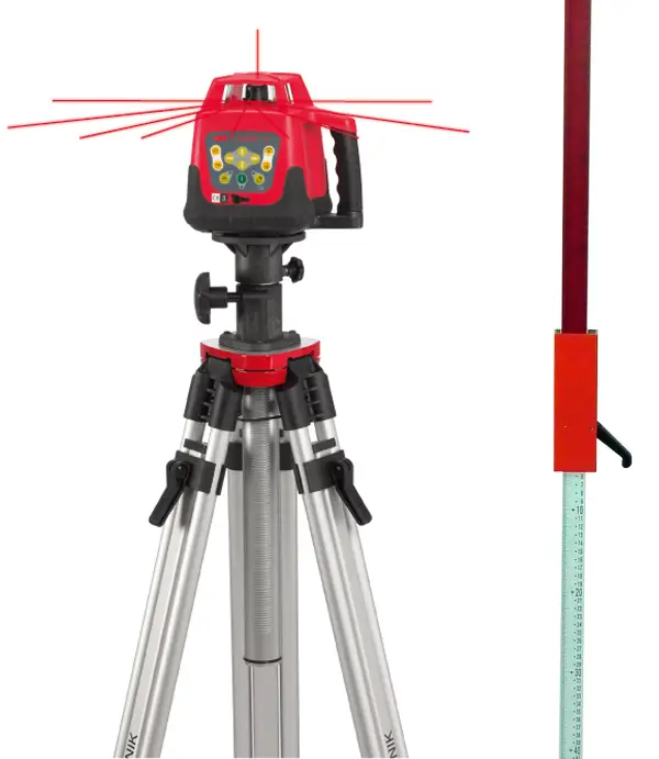 Rotacioni laser-set BMI UNILASER AHV „Lorenčić izdanje" s stativom, laserskom letvom, Z140302-LO