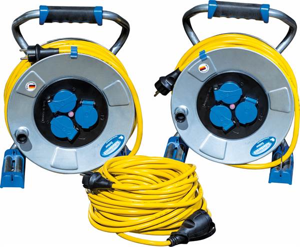 Motalica za kabel metalna/produžni kabel set POWERTEAM 3AT Typ 3G2,5, Z19133