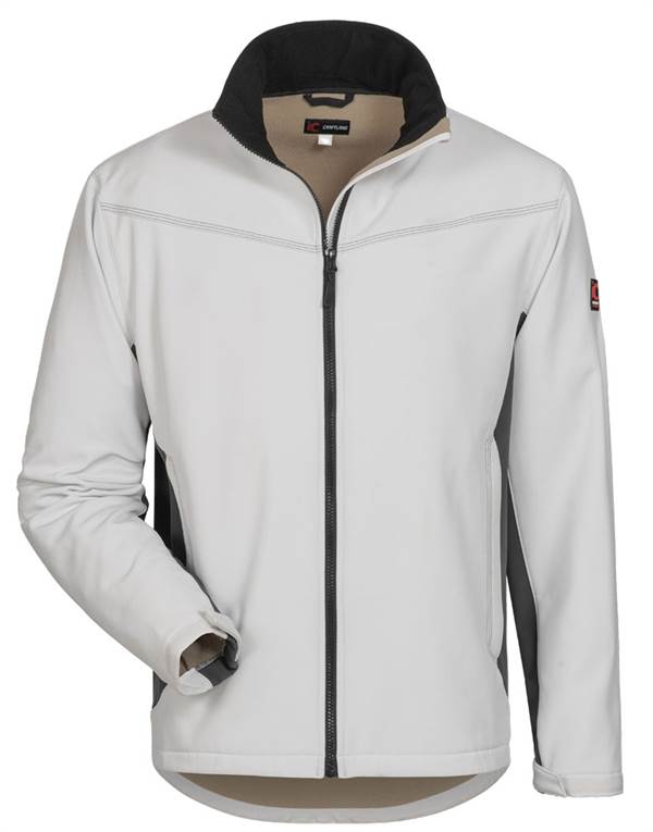 Softshell jakna LAURIN CRAFTLAND®, bijelo/siva, vel. L, Z19972L