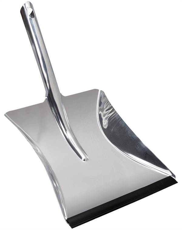 Lopatica za smeće od nehrđajućeg čelika s PVC rubom 10kom/pak, Z20390