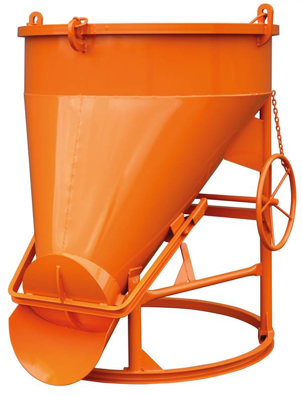 Silos za beton 1021.8H, 500l okrugli s okretnim kolom, Z30250