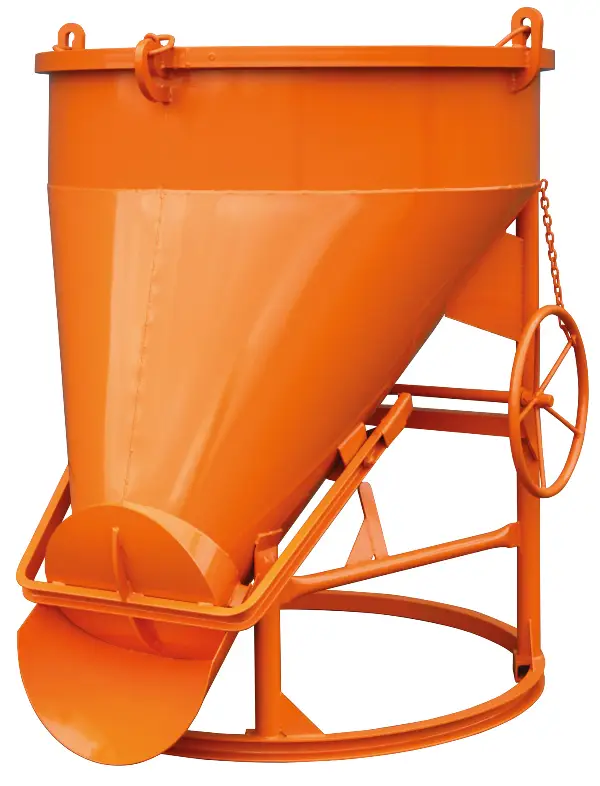 Silos za beton 1021.10H, 750l okrugli s okretnim kolom, Z30260