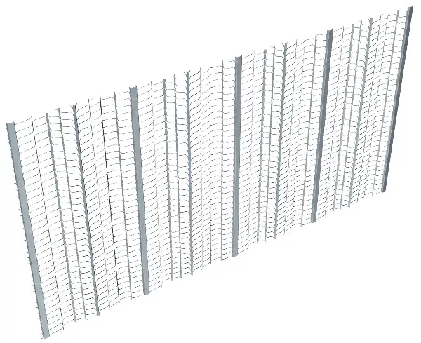 Metalna rešetka - nosač žbuke 2,5x0,6m=1,50m²/ploča, visina žlijeba 4mm, 20ploča/bunt, Z329900LO