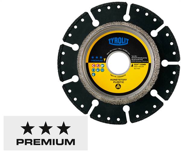 Rezna ploča kombinirana za rezanje i skošenje UC3 125x3,0x22,23mm DCCI COMBI TYROLIT, Z34228075