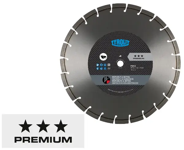 Dia rezna ploča asfalt + svježi beton C7SW 450x3,6x25,4mm FSA+C TYROLIT, Z34527692