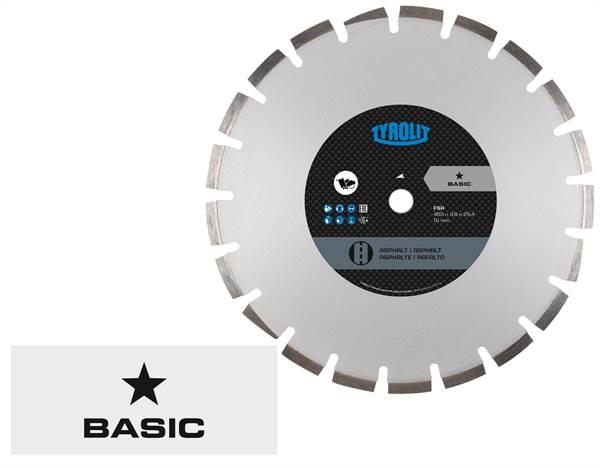 Dia rezna ploča za asfalt C1SW 450x3,6x25,4mm FSA TYROLIT, Z34546444