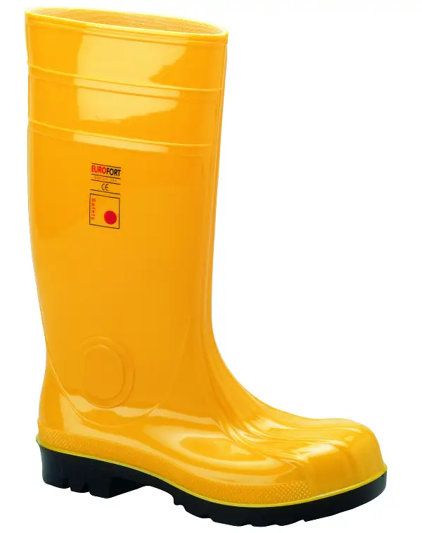 Radne čizme EUROFORT žute, PVC, EN ISO 20345 S5 SRC, vel. 43, Z3536143