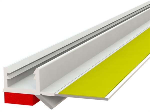 Letvica za žbukanje i zaštitu 10mm,unutarnja CRVENA, DL,flex., ES, 2,6m/štg 60štg/kart 42kart/pal, Z3765260LO