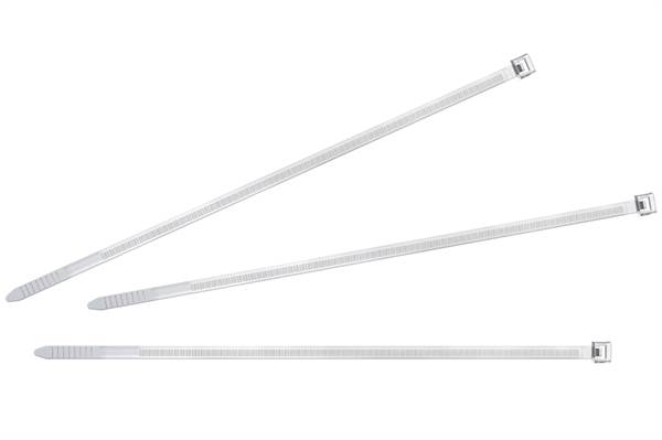 Vezice za kablove BN 4,8 x 350 prozirne 100kom/pakiranje, Z37653