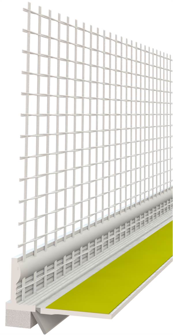 Letvica za žbukanje i zaštitu 6mm, s mrežicom, DL, 2,5m/štg 60štg/kart 21kart/pal, Z3797250LO