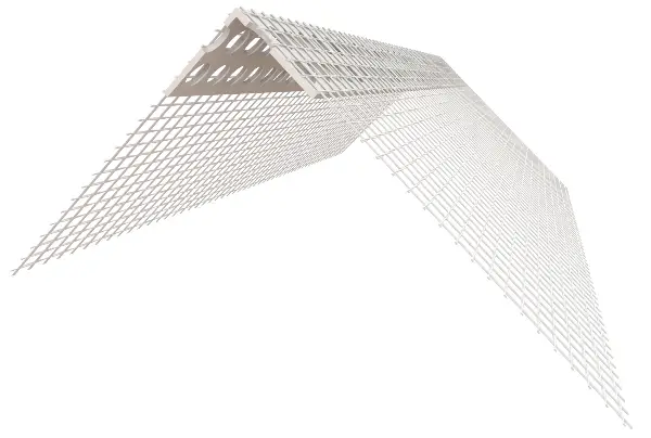 PVC kutnik s WDVS mrežicom 10x15cm 2,5m/štanga, 100štangi/karton, 20karton/paleta, Z4041