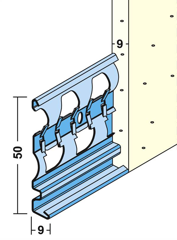 Sokl profil 1219 9mm 3,0m/štg, 25štg/bunt, 60bunt/pal, Z41219300