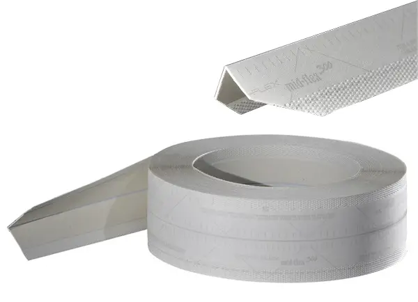 Kutni profil MID-FLEX 300 unutarnji/vanjski kut 30,50m/rola, 10rola/kart, 24kart/pal, Z437322305