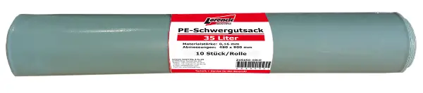 Vreće za veliki otpad 550x1000mm / 0,16mm zapremnina cca. 60l 10kom/rola, Z45550-10LO