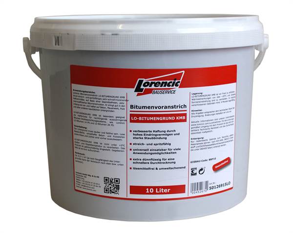 Bitumenski predpremaz LO-bitumenski predpremaz KMB 10l/kanta, 44kanta/paleta, Z50126915LO