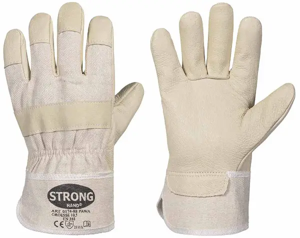 Radne rukavice PAWA žute, svinjska koža, podstavljene WP 301 CH 0174, vel.10,5, Z502