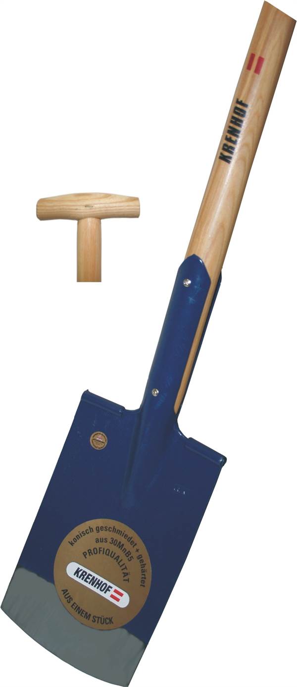 Lopata KRENHOF s oprugom i T-drškom 18x29 1,50kg kovana iz jednog komada, Z506SD5