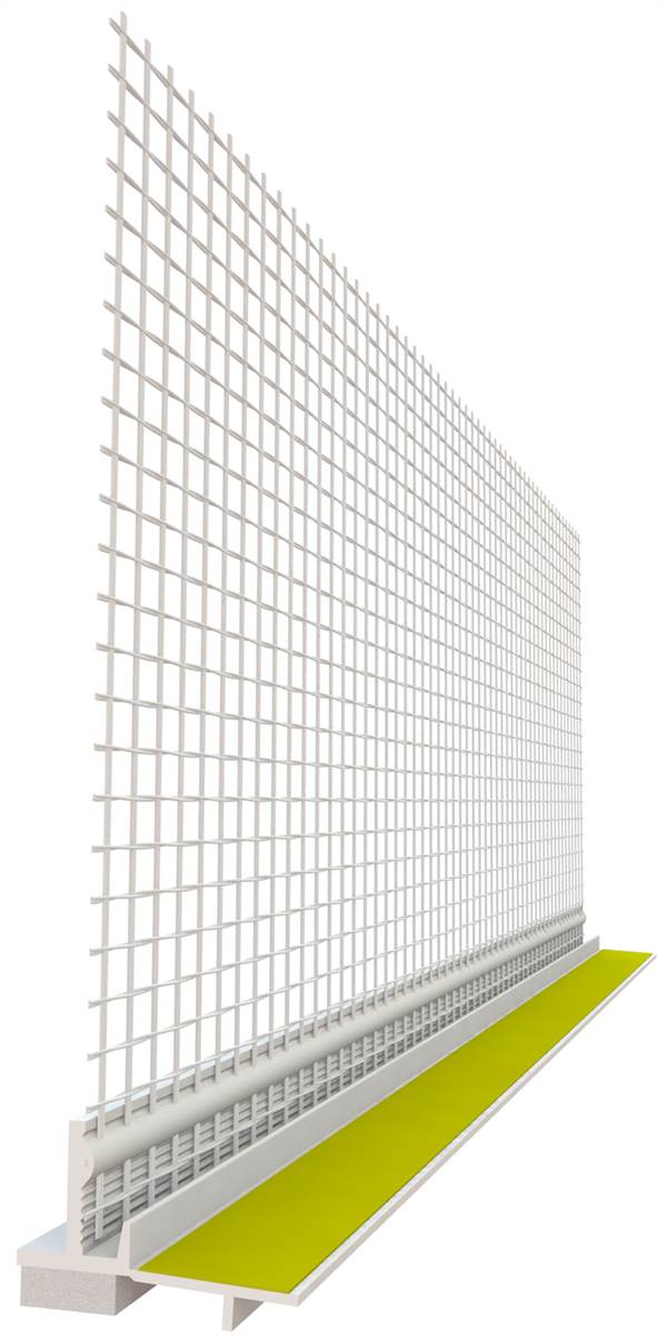 Letvica za žbukanje i zaštitu s mrežicom 9x9mm 2,4m/štg, 30štg/kart, 40kart/pal, Z524X