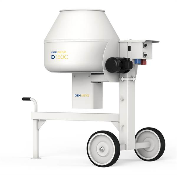 Miješalica s izvrtnim bubnjem DIEM D150C "Universal" 230/400V/0,9kW 260l 27 o/min s faznim izmjenjivačem, Z55371