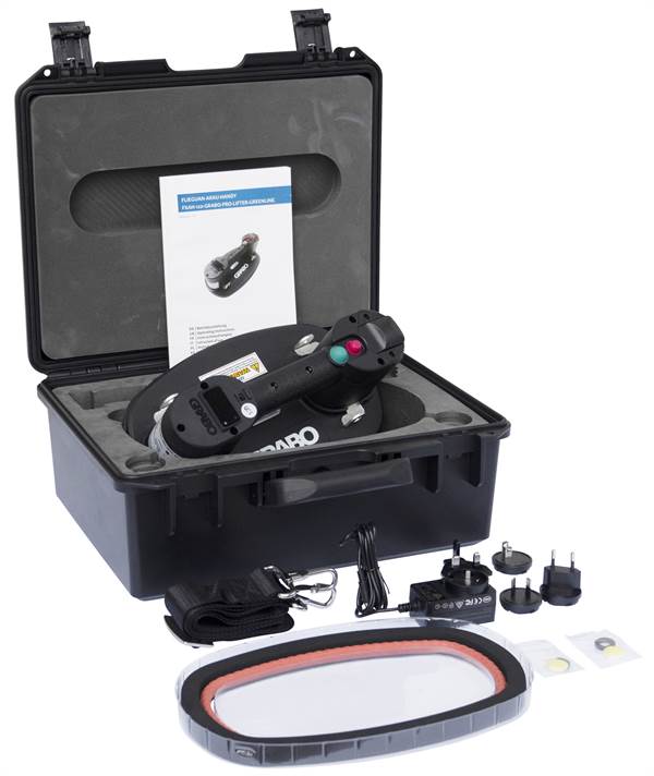 =81= Aku vakuumski ručni uređaj za polaganje FXAH-120-PRO-LIFTER-GREENLINE PROBST s digitalnim manometrom, u koferu,...