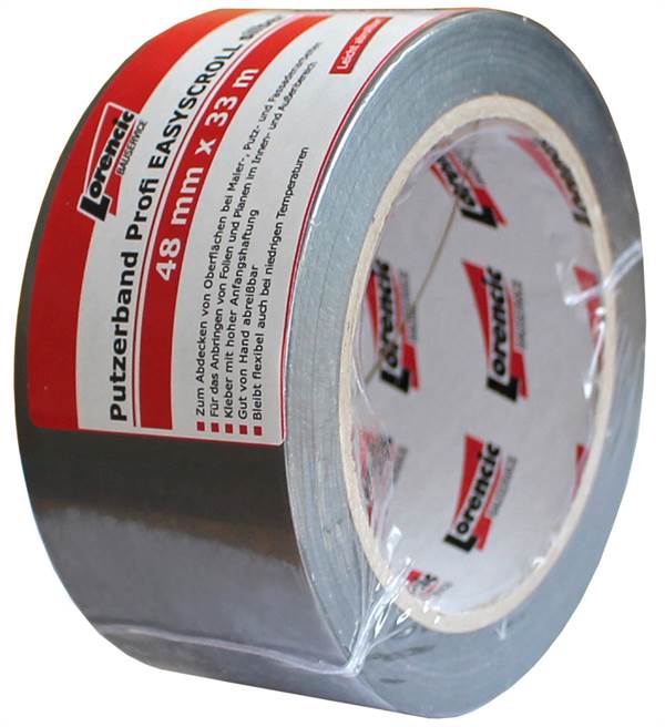 Zaštitna traka Profi EASYSCROLL srebrna 48mm x 33m 36rola/karton !Ne odgovarama za svježe nanesenu boju!, Z609650NLO