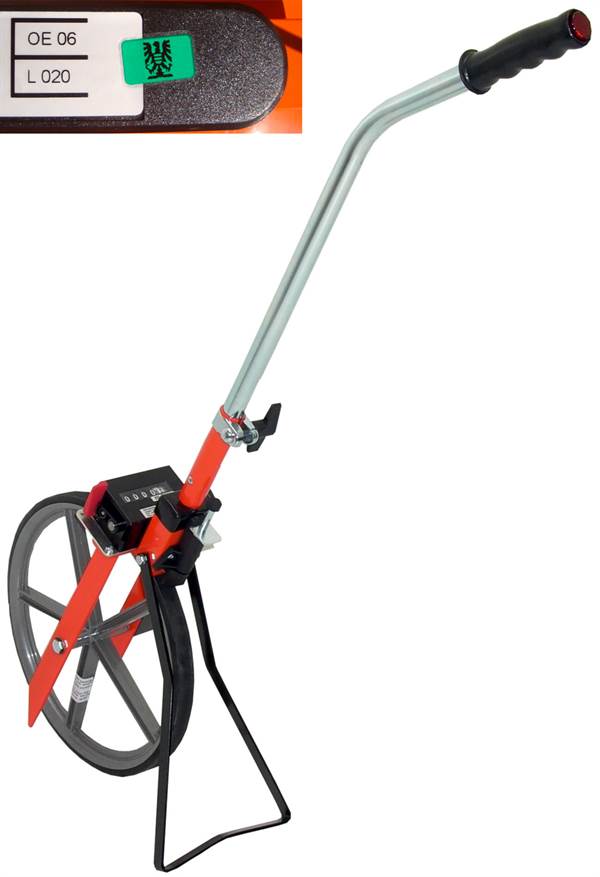 Roltaho mjerač s kotačem, baždaren, preklopna motka, Z6926002GE