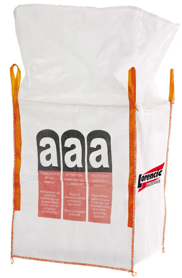 Vreće za otpad jednokratne BIG BAG TECTOR® 90x90x110cm, za azbest, 1000kg, 120kom/pak, Z84740