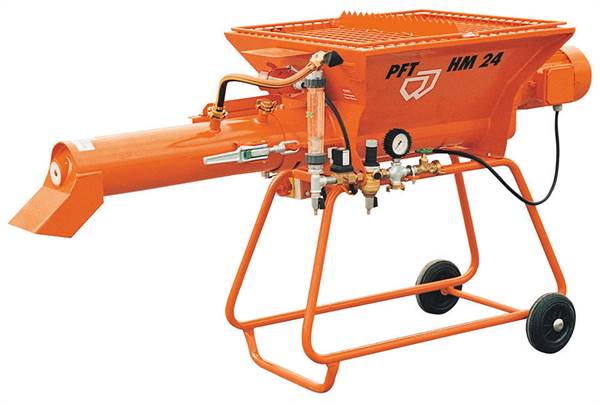 Protočna miješalica PFT HM 24 s izlaznom prirubnicom na skidanje, Z8783