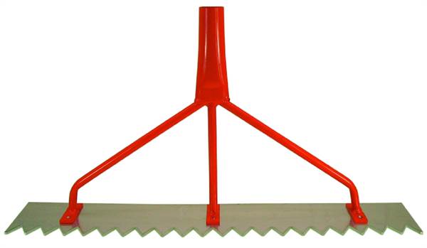 Letva za ravnanje betona alu 60cm, nazubljena, bez drške, Z90113