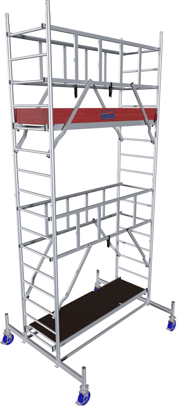 Alu pokretna skela KRAUSE® MONTO® PROTEC® širina 2,00x0,60m, RV= 5,30m, Z940124