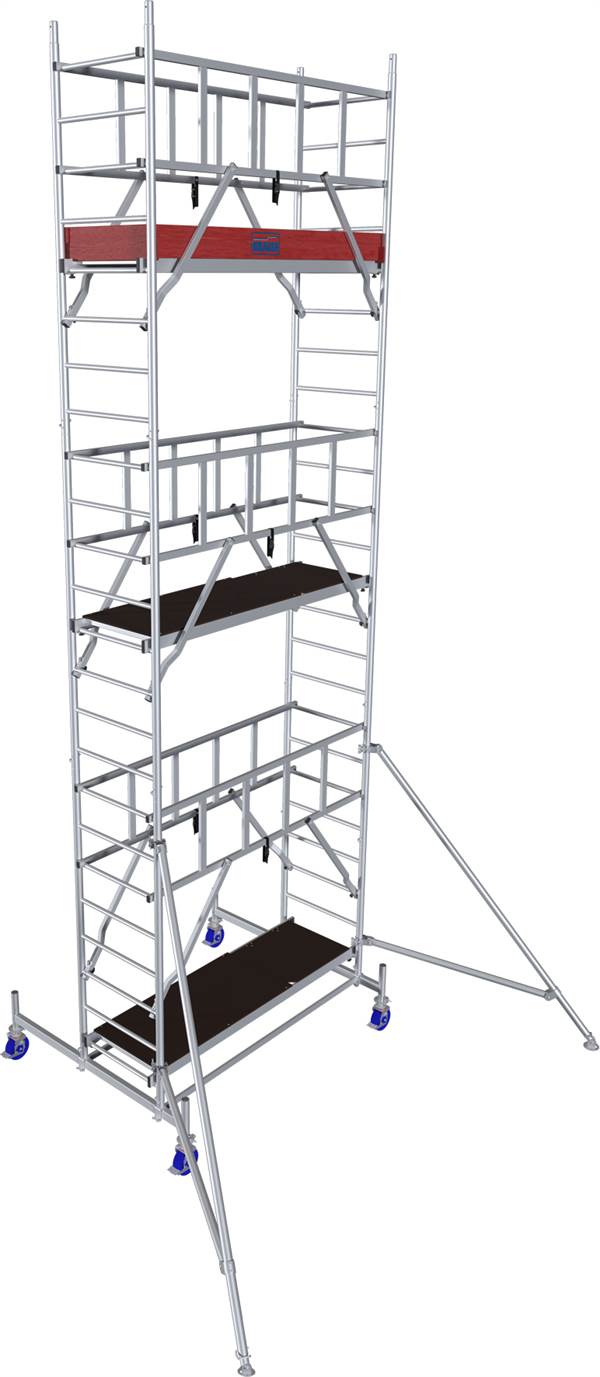 Alu pokretna skela KRAUSE® MONTO® PROTEC® širina 2,00x0,60m, RV= 7,30m, Z940148