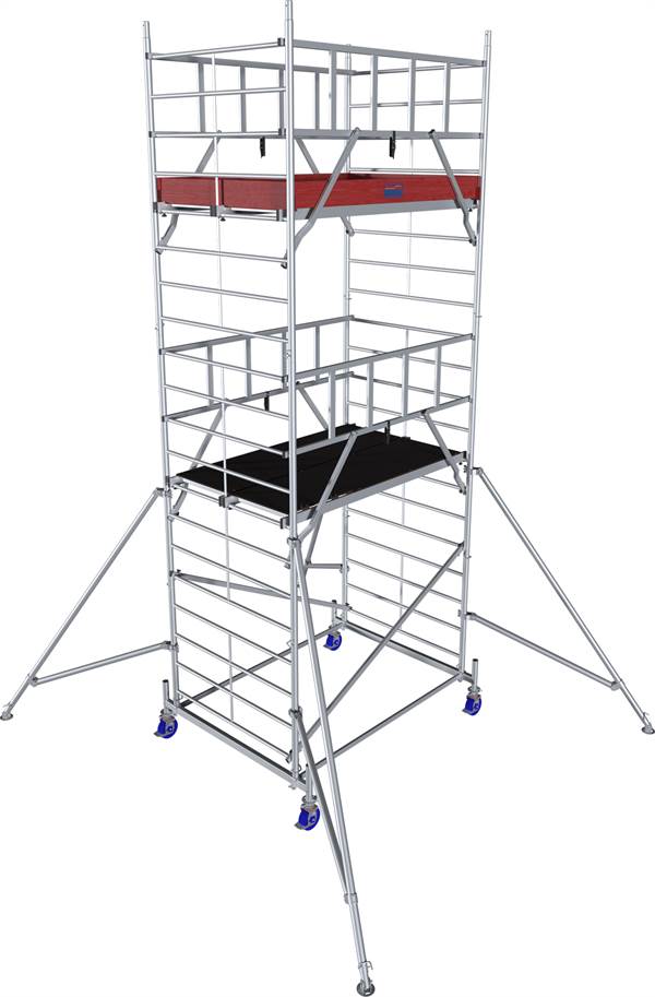 Alu pokretna skela KRAUSE® MONTO® PROTEC® XXL širina 2,00x1,20m, RV= 6,30m, Z945136