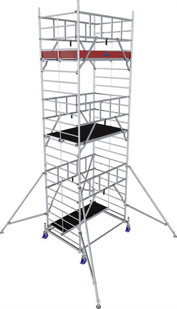 Alu pokretna skela KRAUSE® MONTO® PROTEC® XXL širina 2,00x1,20m, RV= 7,30m, Z945143