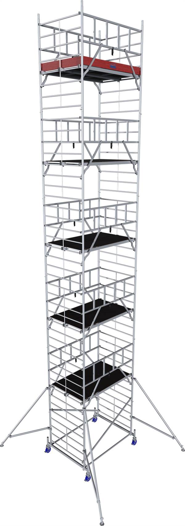 Alu pokretna skela KRAUSE® MONTO® PROTEC® XXL širina 2,00x1,20m, RV= 12,30m, Z945198