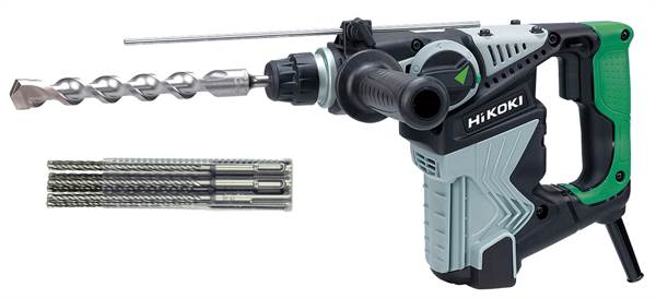Udarni čekić set HIKOKI DH28PC 720W s 10kom SDS-Plus svrdla 8x315mm, ZDH28PCWSZSET