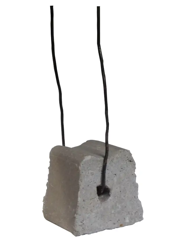 Razmaknica betonska sa žicom 50mm širina 28mm 250kom/vreća 40vreća/pal, ZFBETD50