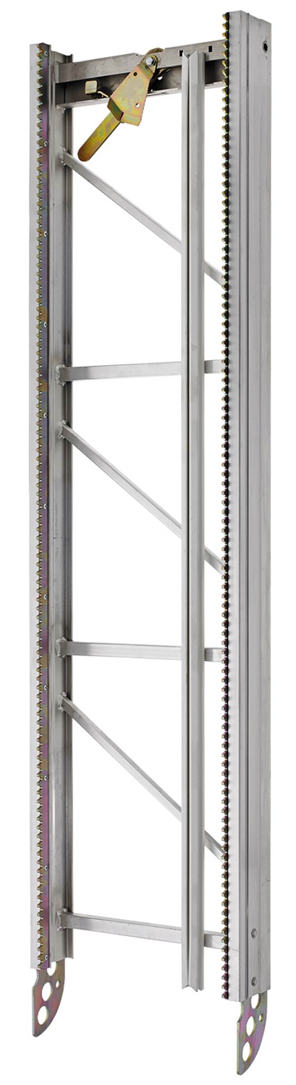 Ljestve-nastavak 2m za GEDA 200Z, sa zupčastom letvom, vodilicom kabla i brzim zatvaračem, ZG2506