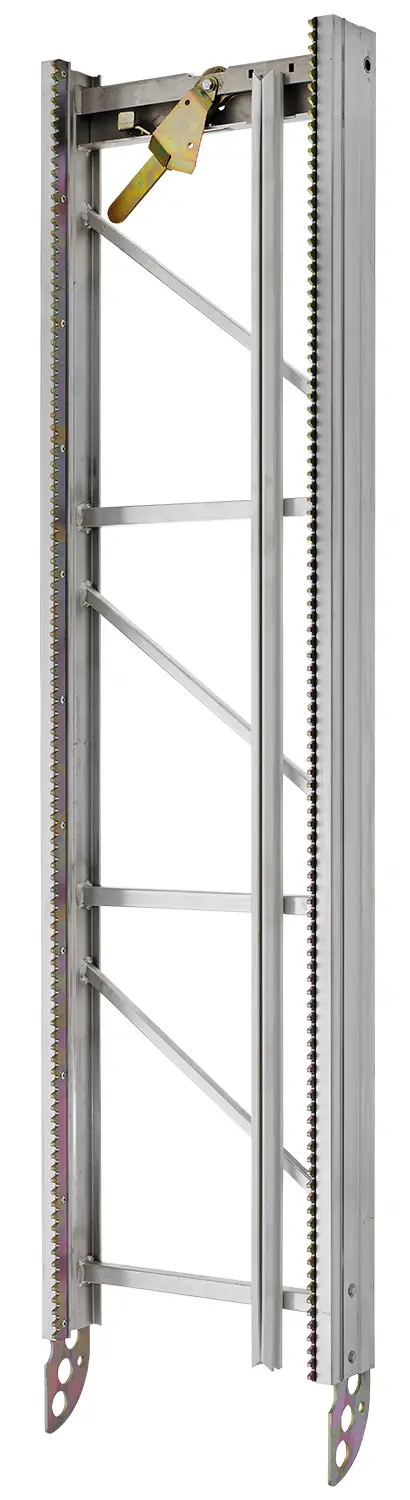 Ljestve-nastavak 2m za GEDA 200Z, sa zupčastom letvom, vodilicom kabla i brzim zatvaračem, ZG2506