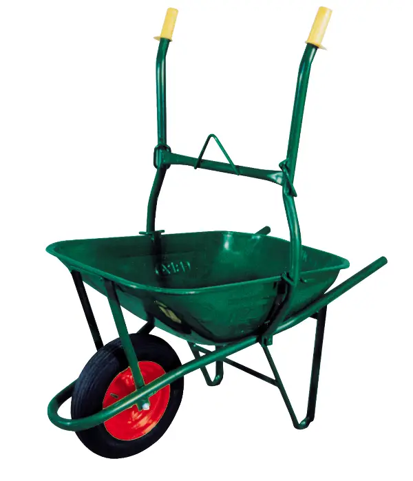 Građevinska kolica 80 litara, zeleno lakirana, s ovjesnom kukom, ZITP38RB