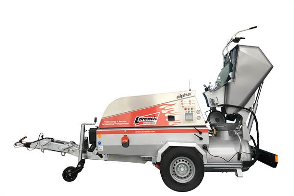 Stroj za estrih BMS ALPHA E32 VARIO s utovarnom košarom+strugač, ZLO112AE32VBS