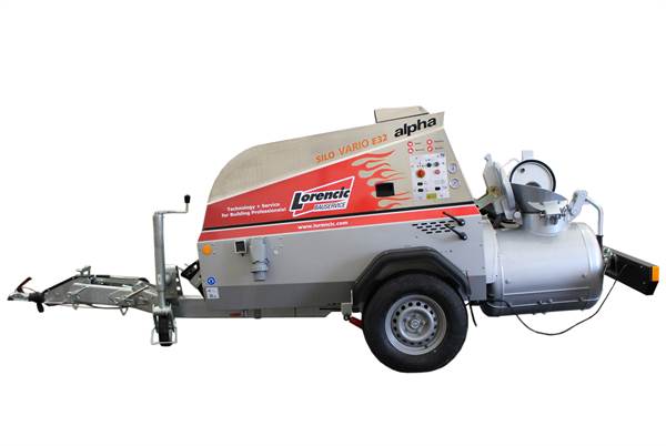 Stroj za estrih BMS ALPHA E32 VARIO Standard silo upravljač BAUMIT W/NÖ s 2 poklopca, ZLO11AE32VSILST