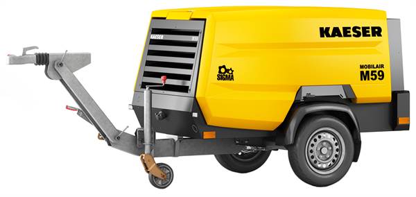 Kompresor KAESER SET M59PE-G 5,5m³, 6-10bar, zakočen, s generatorom 13kVA, ZM59PE-G-SET