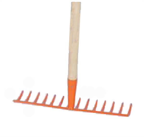 Grablje za vrt 16 zubaca s drškom VPE5, ZR0160G