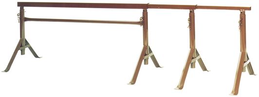 Zidarska koza Putzer 1308.2, 72-97cm, bočno pomični 150-430cm, lakirana, Z13082